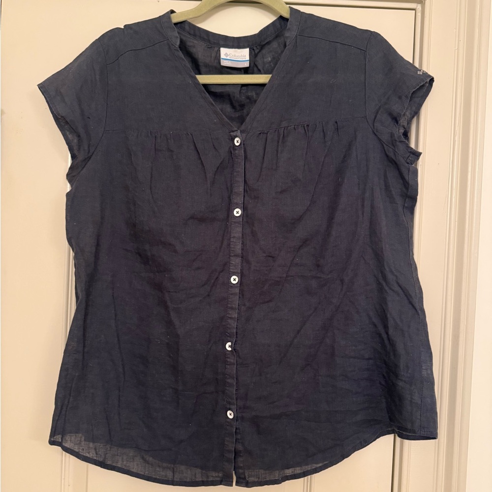 Columbia Women's Linen Cotton Blouse.